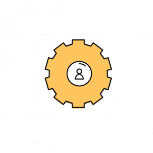 ABAIcons-06 gear with a person at the center