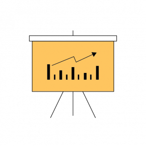 icon of a upwards graph