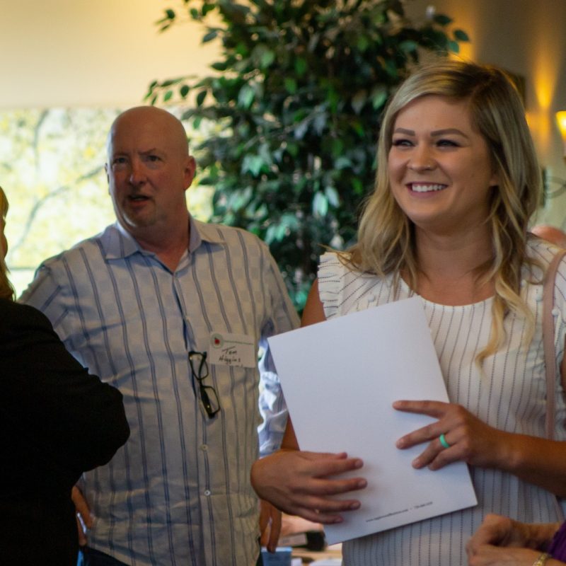 ABA guest entering the room while smiling